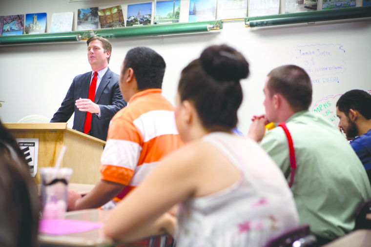 Mayor speaks at MPHS